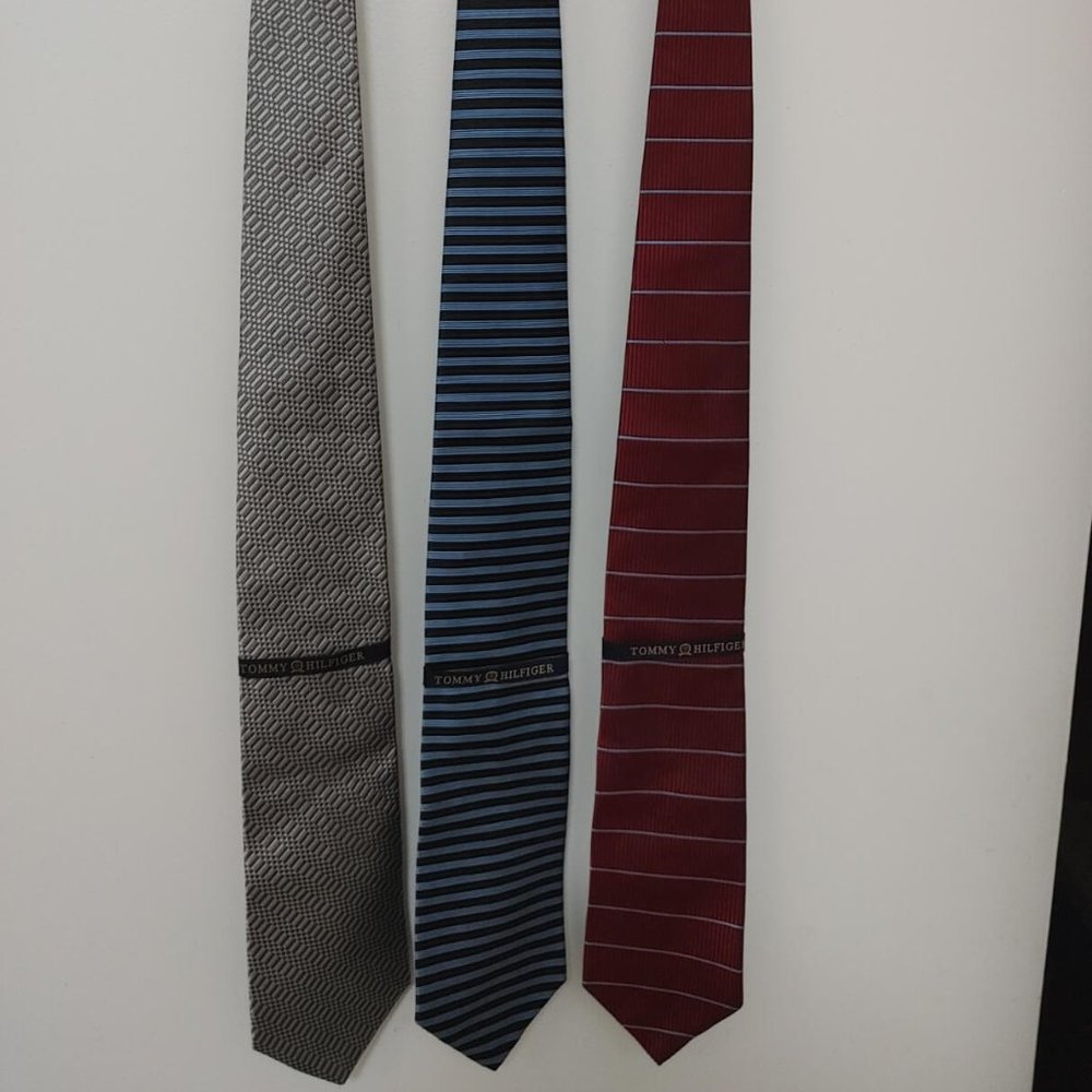 Tommy Hilfiger Bundle Set (3 Silk Ties)